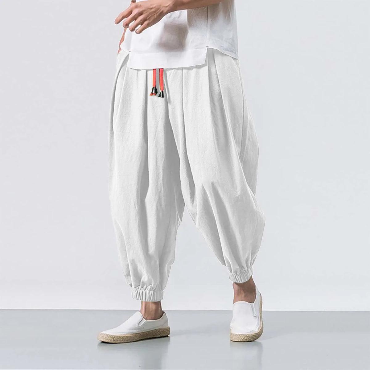 Spring Men Loose Harem Pants