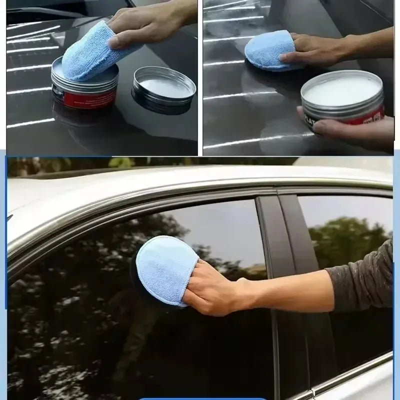 10/1Pcs 5-inches Microfiber Wax Applicator Pad Ultra Soft Car Polishing Sponge with Finger Pocket Auto Care Polish Foam Sponge