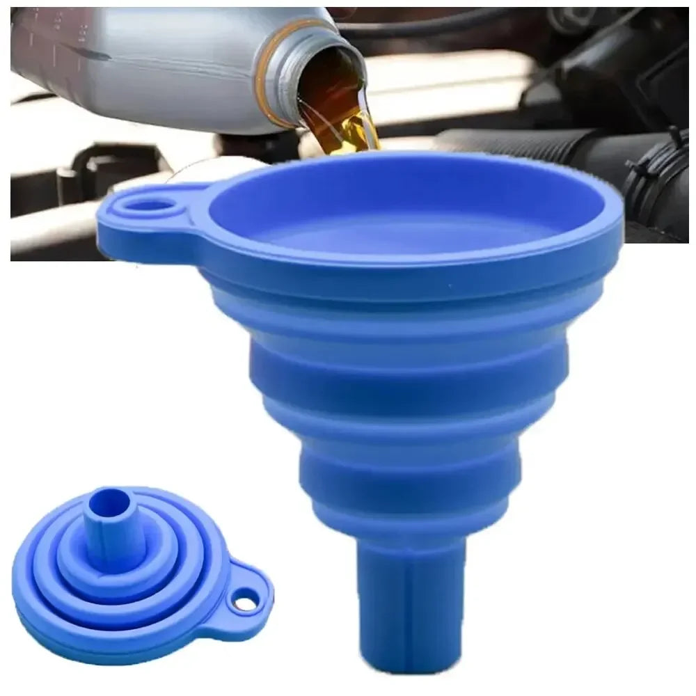Car Long Stem Funnel Gasoline Oil Fuel Filling Tools