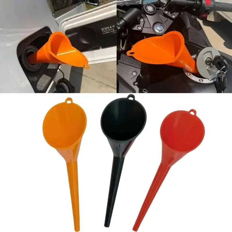 Car Long Stem Funnel Gasoline Oil Fuel Filling Tools