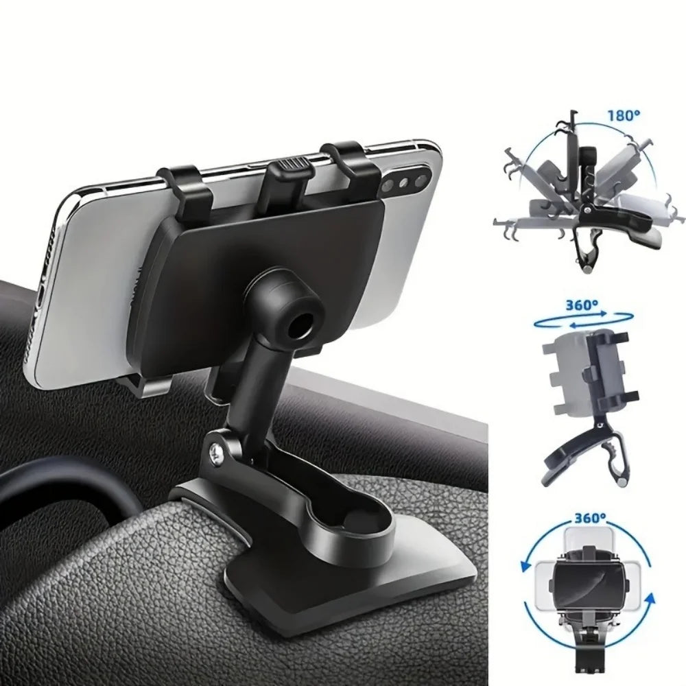 Phone Holder Multi-Function 180 Degree Rotation