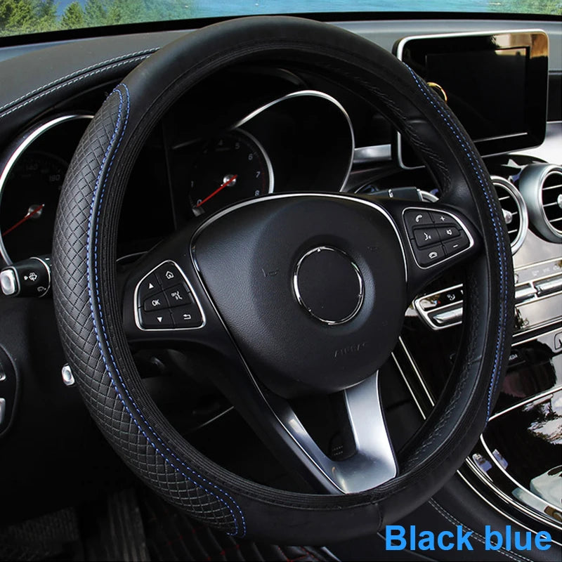 SEAMETAL Full-Wrapped Car Steering Wheel Cover