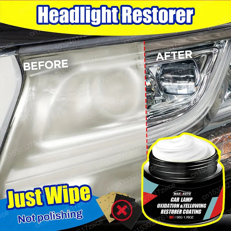 Car Headlight Restoration Polishing Kits