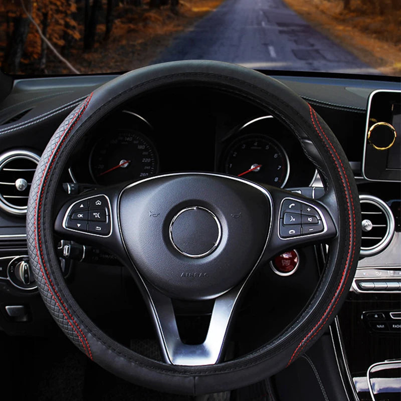SEAMETAL Full-Wrapped Car Steering Wheel Cover