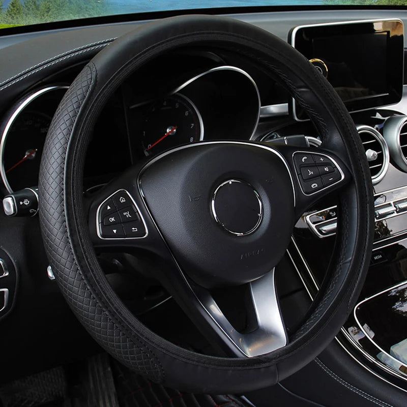 SEAMETAL Full-Wrapped Car Steering Wheel Cover
