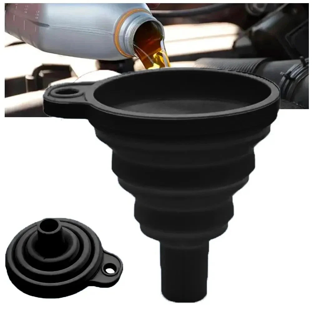Car Long Stem Funnel Gasoline Oil Fuel Filling Tools