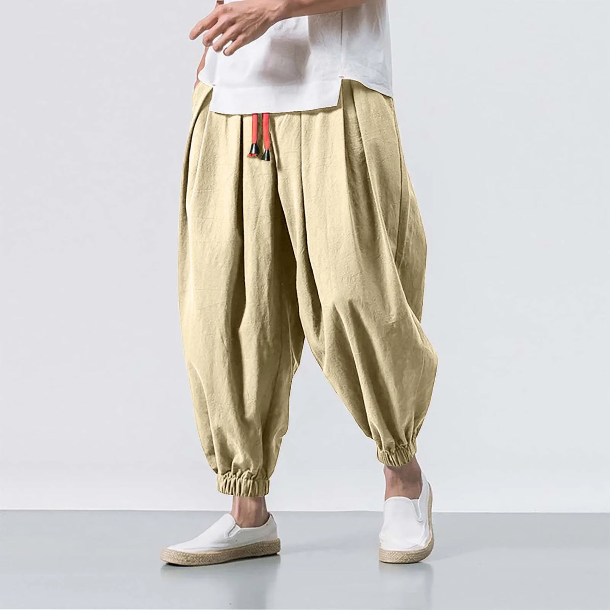 Spring Men Loose Harem Pants