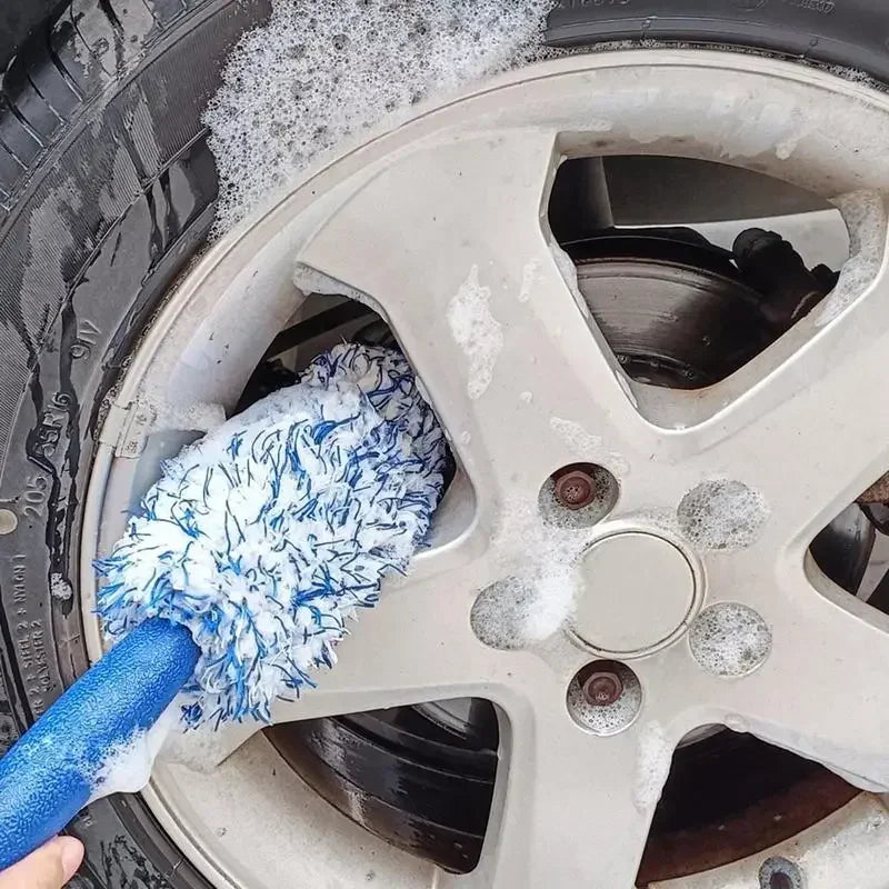 Microfiber Tire Rim Cleaning Brush