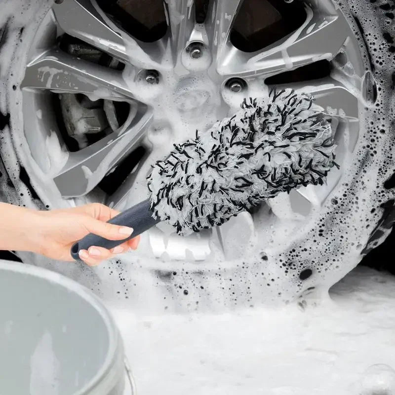 Microfiber Tire Rim Cleaning Brush