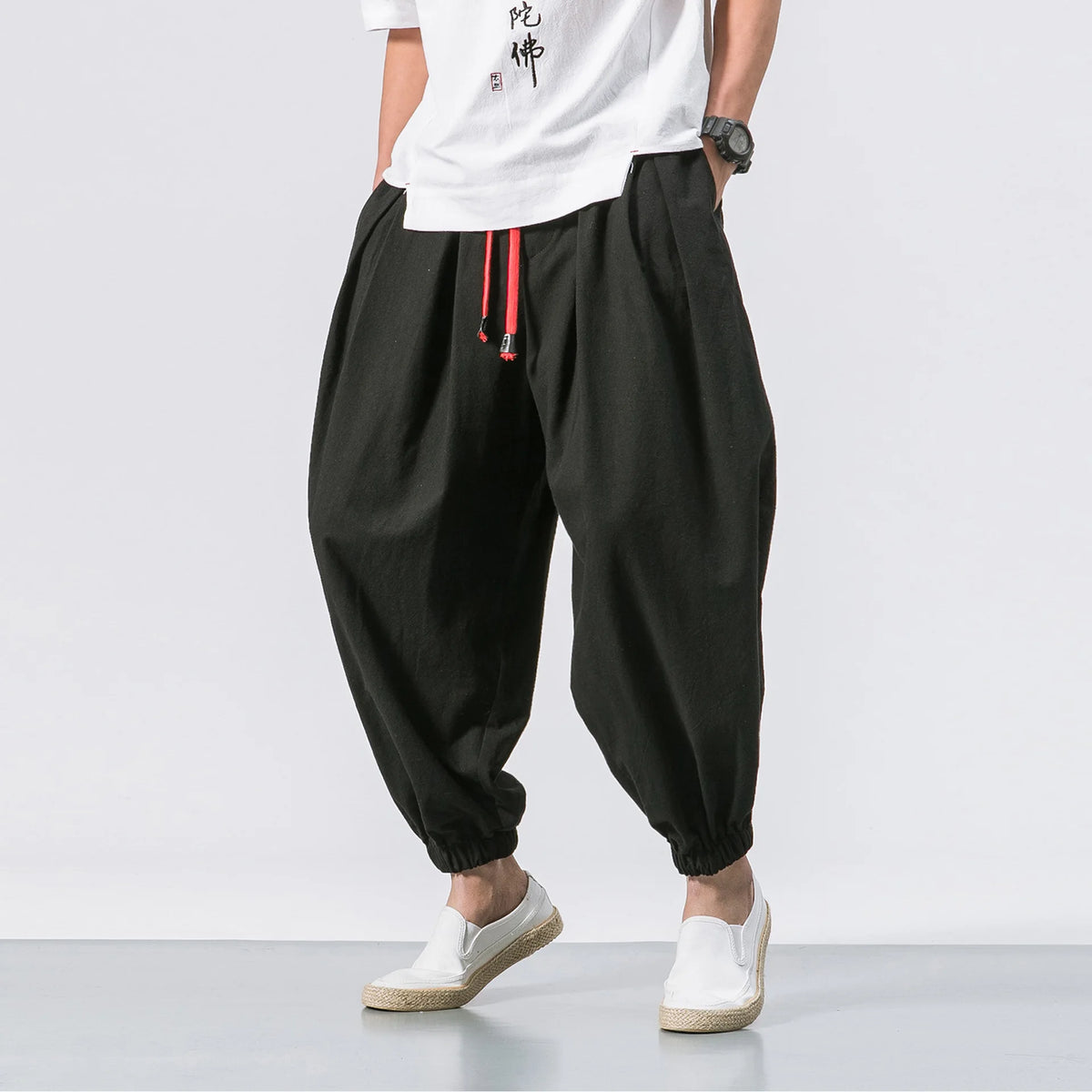 Spring Men Loose Harem Pants