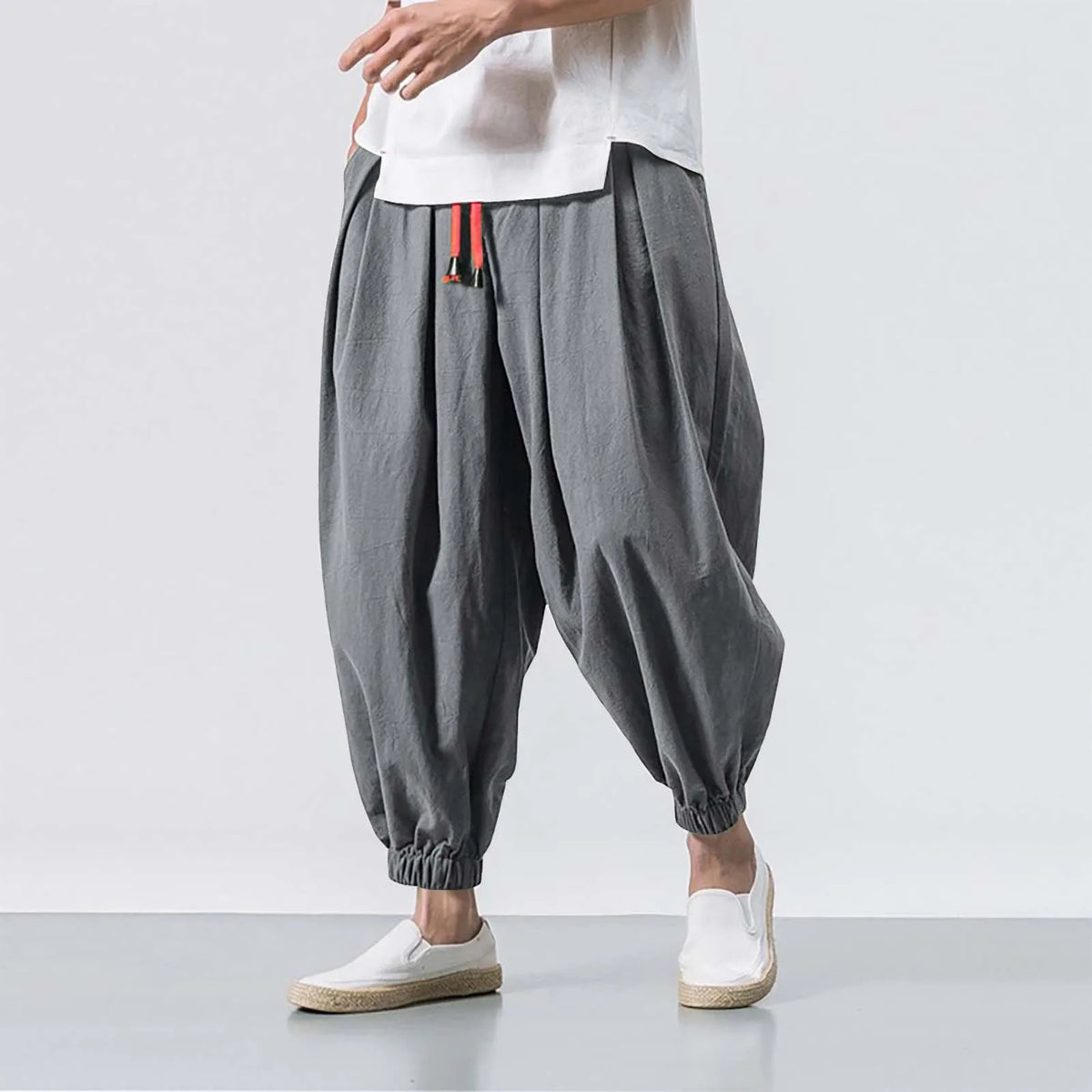 Spring Men Loose Harem Pants