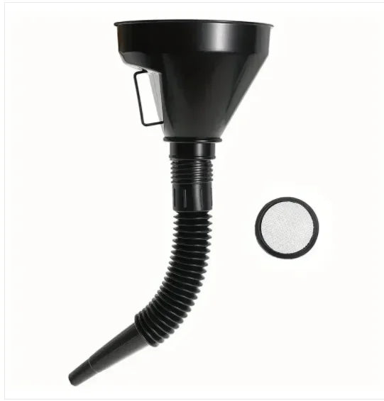 Car Long Stem Funnel Gasoline Oil Fuel Filling Tools
