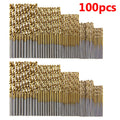 100/50Pcs Titanium Coated Drill Bits