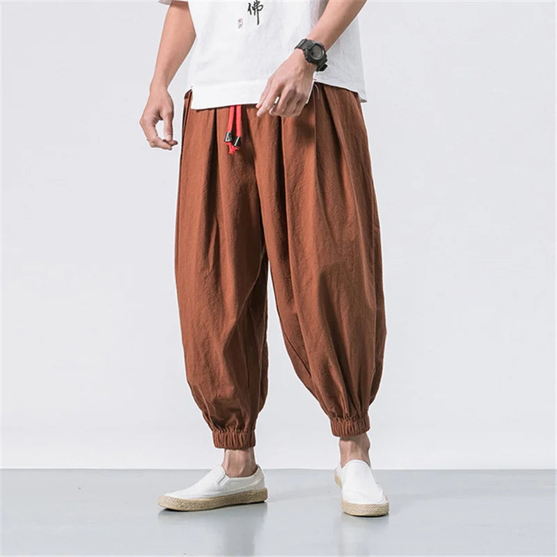 Spring Men Loose Harem Pants