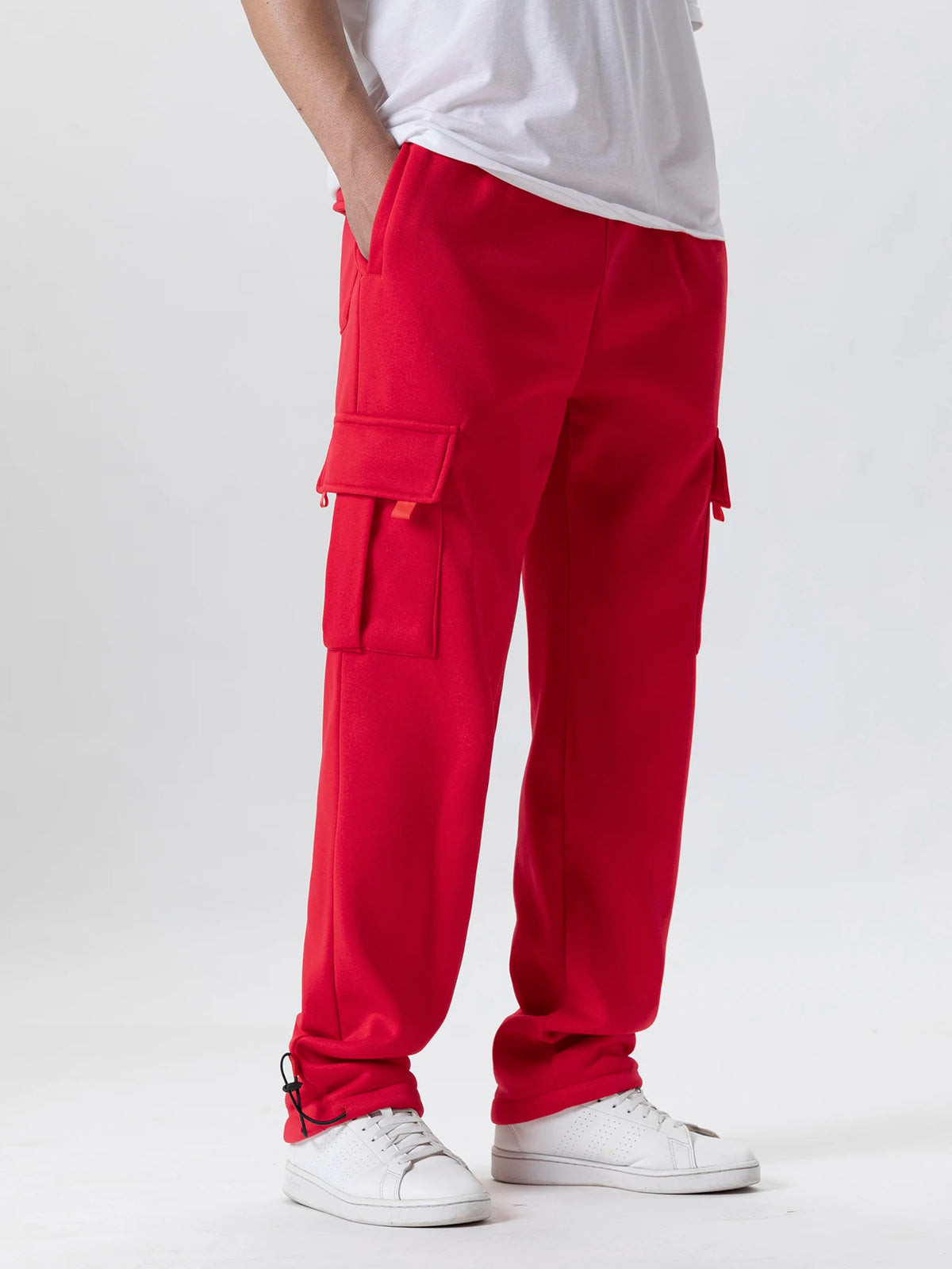 Mens Fit Joggers for Sports Multi-pocket Pants