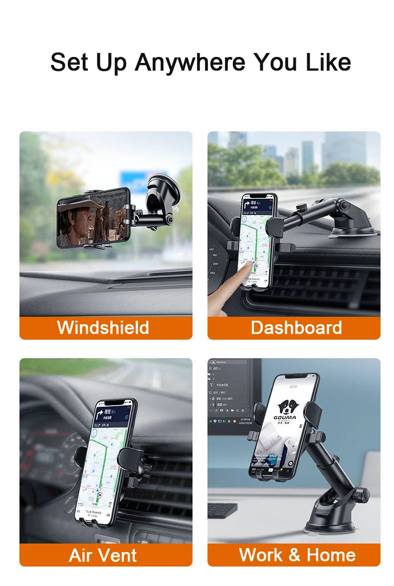 360° Windshield mobile Cell Support