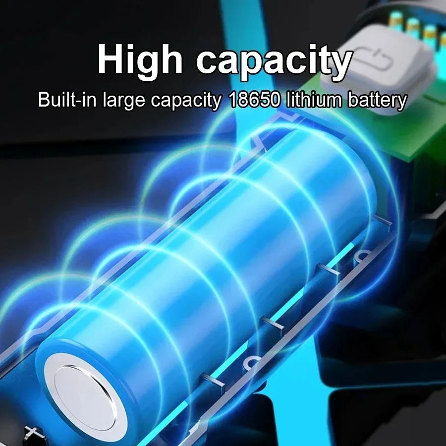 100000LM Super Bright Flashlight Rechargeable LED Torch