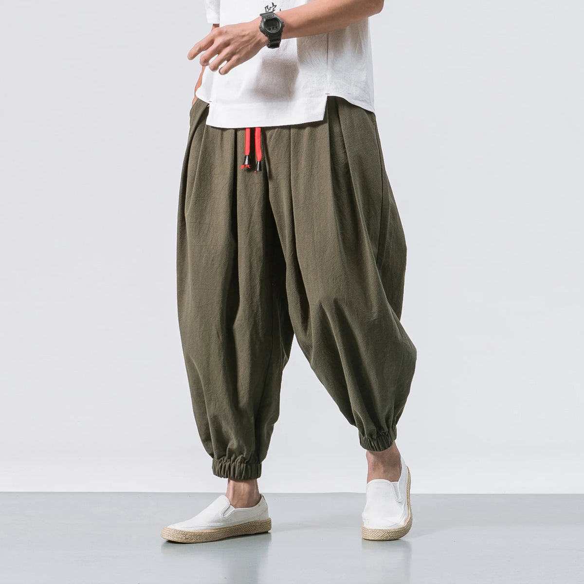 Spring Men Loose Harem Pants